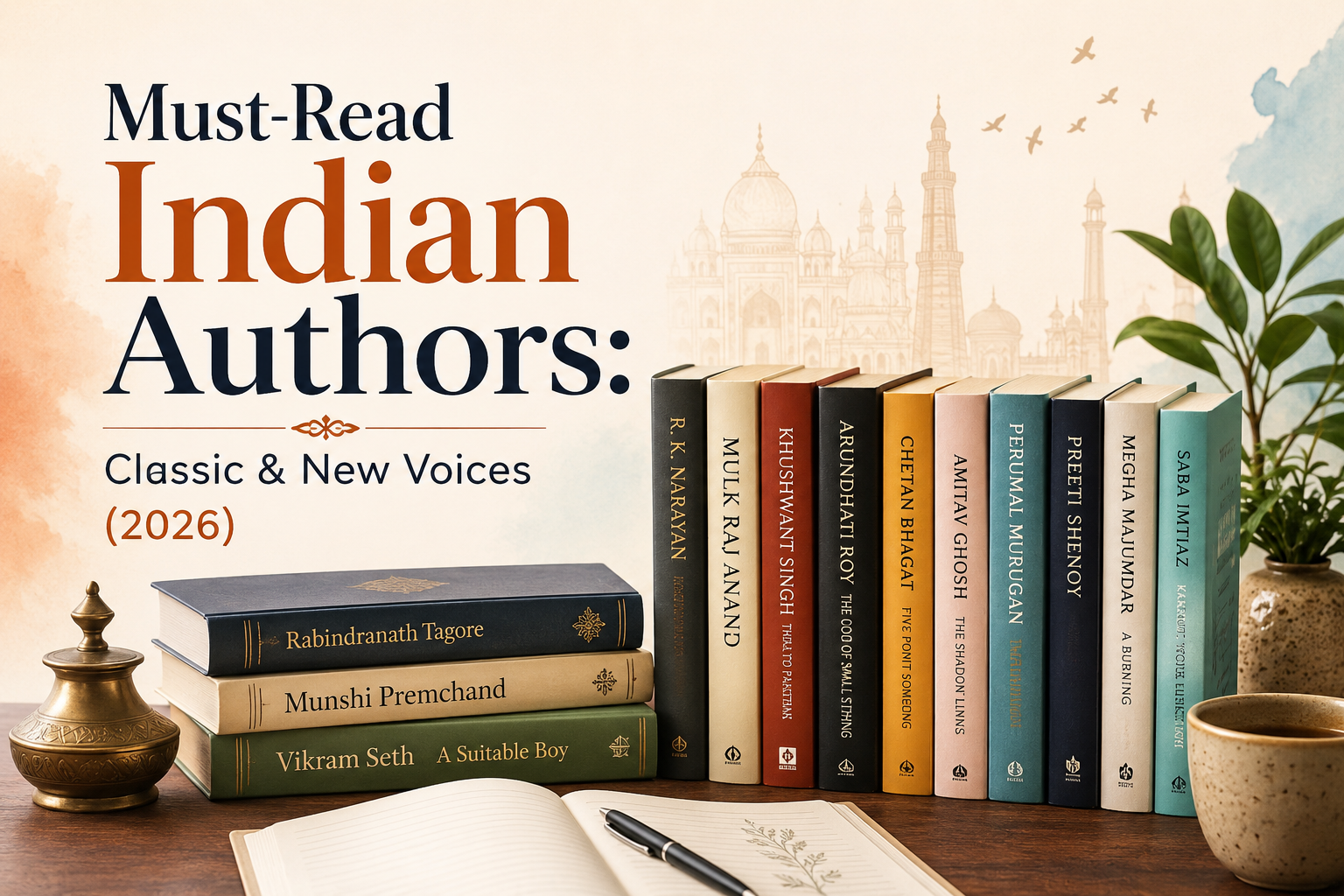 Must-Read Indian Authors: Classic & New Voices (2026)